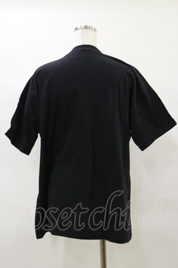 画像2: Restyle / Black pagan tshirt with choker Antlers Top XXL ブラック H-25-04-03-011-GO-TO-KB-ZH (2)