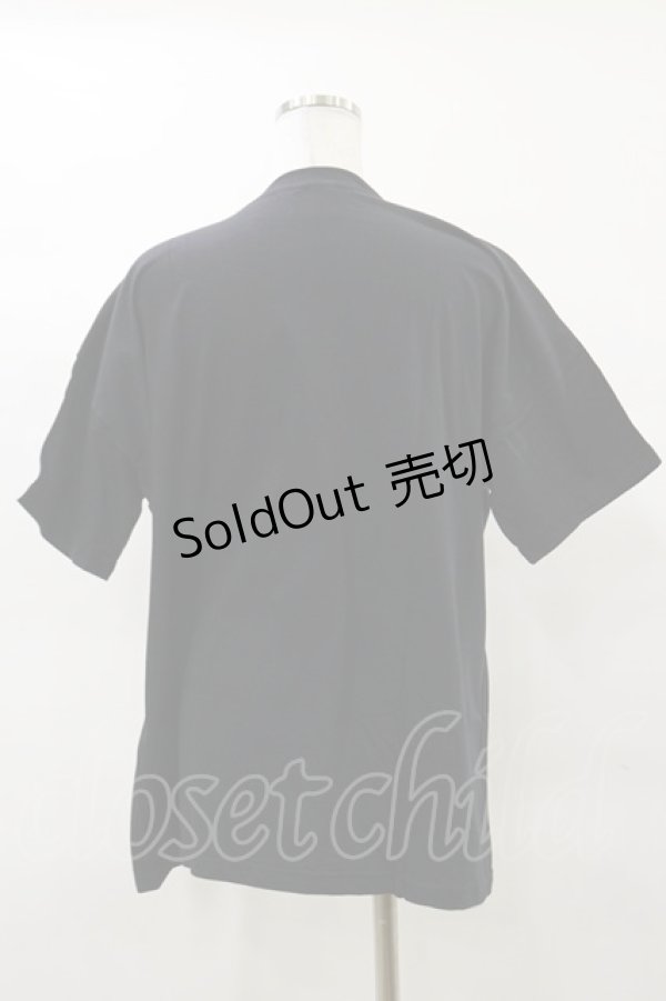 画像2: Restyle / Black pagan tshirt with choker Antlers Top XXL ブラック H-25-04-03-011-GO-TO-KB-OS (2)