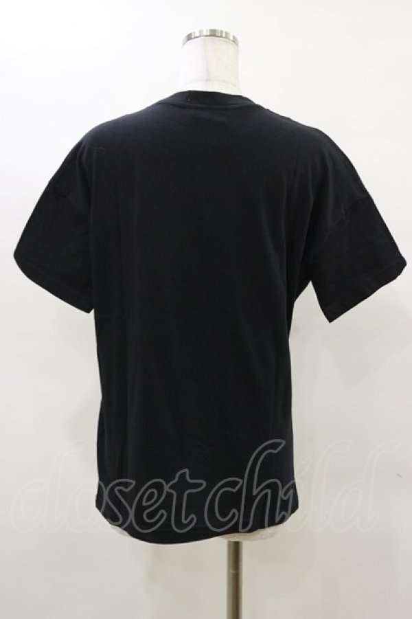 画像2: Restyle / Black pagan tshirt with choker Antlers Top M ブラック H-25-04-03-012-GO-TO-KB-ZH (2)