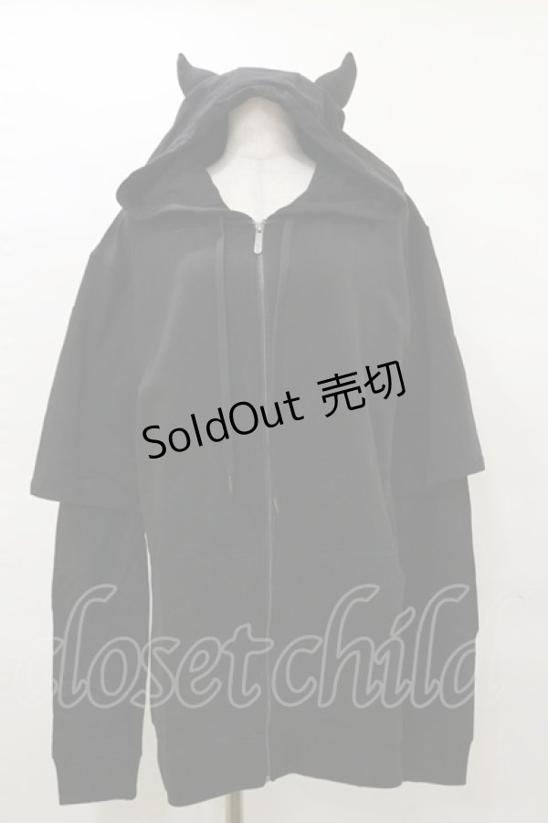 画像1: KILL STAR / Watch The Skies Hoodie L ブラック H-25-04-03-013-SL-TO-KB-ZH (1)