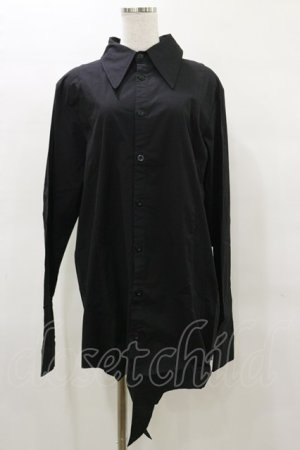 画像: KILL STAR /OOD KIN LONGLINE SHIRT XS ブラック H-25-04-03-015-SL-BL-KB-ZH