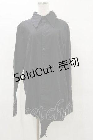 画像: KILL STAR /OOD KIN LONGLINE SHIRT XS ブラック H-25-04-03-015-SL-BL-KB-ZH