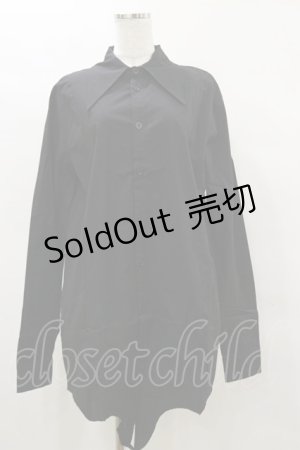 画像: KILL STAR /OOD KIN LONGLINE SHIRT XS ブラック H-25-04-03-017-SL-BL-KB-ZI