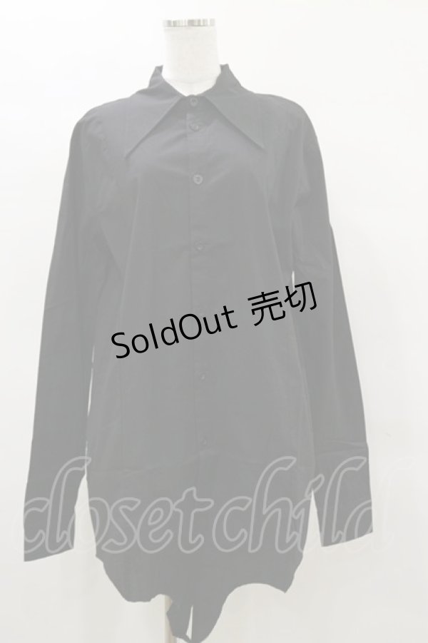 画像1: KILL STAR /OOD KIN LONGLINE SHIRT XS ブラック H-25-04-03-017-SL-BL-KB-ZI (1)
