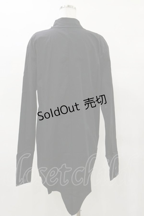 画像2: KILL STAR /OOD KIN LONGLINE SHIRT XS ブラック H-25-04-03-017-SL-BL-KB-ZI (2)