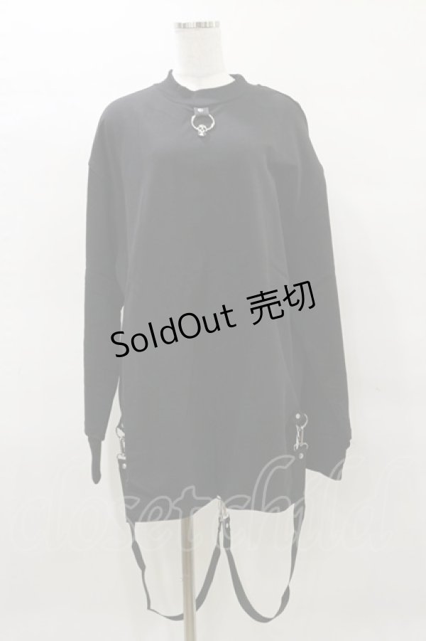 画像1: KILL STAR / FLAYER SWEAT SHIRT S ブラック H-25-04-03-020-SL-TO-KB-ZH (1)