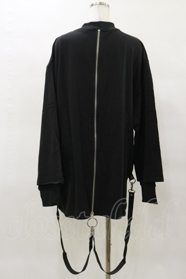 画像2: KILL STAR / FLAYER SWEAT SHIRT S ブラック H-25-04-03-020-SL-TO-KB-ZH (2)