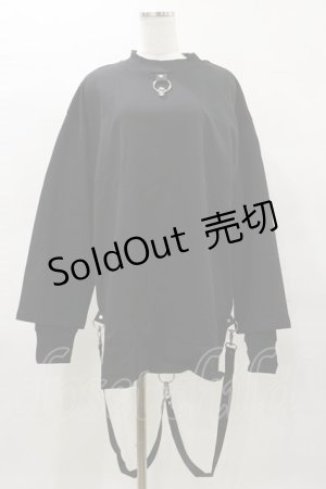 画像: KILL STAR / FLAYER SWEAT SHIRT S ブラック H-25-04-03-021-SL-TO-KB-ZI