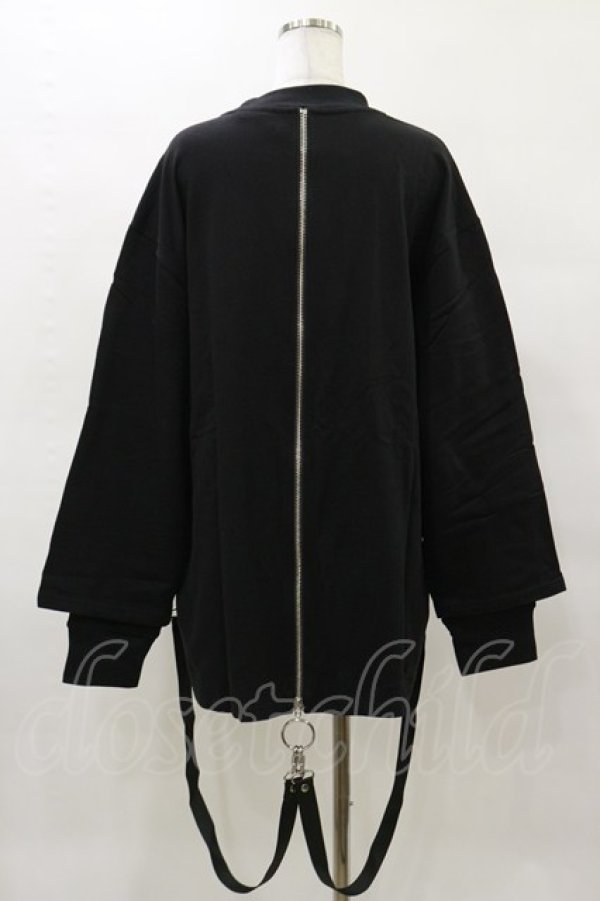 画像2: KILL STAR / FLAYER SWEAT SHIRT S ブラック H-25-04-03-023-SL-TO-KB-ZH (2)
