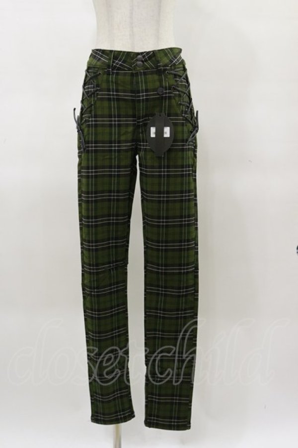 画像1: KILL STAR / DARK CANOPY TROUSERS S グリーン H-25-04-03-027-SL-PA-KB-ZH (1)