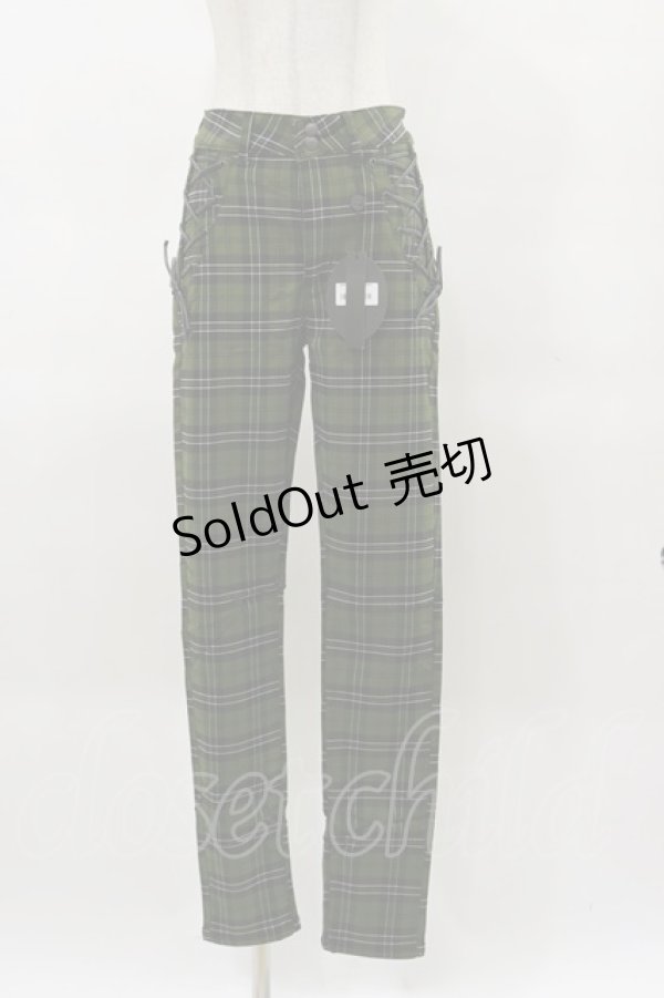 画像1: KILL STAR / DARK CANOPY TROUSERS S グリーン H-25-04-03-027-SL-PA-KB-ZI (1)