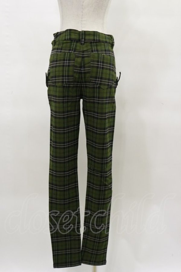 画像2: KILL STAR / DARK CANOPY TROUSERS S グリーン H-25-04-03-027-SL-PA-KB-ZH (2)