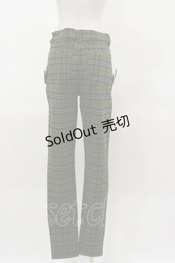 画像2: KILL STAR / DARK CANOPY TROUSERS S グリーン H-25-04-03-027-SL-PA-KB-ZI (2)