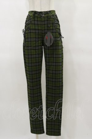 画像: KILL STAR / DARK CANOPY TROUSERS XS グリーン H-25-04-03-029-SL-PA-KB-ZH