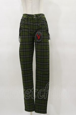 画像: KILL STAR / DARK CANOPY TROUSERS XS グリーン H-25-04-03-030-SL-PA-KB-ZH