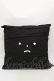 画像1: MORPH8NE / SLEEPY PILLOWクッション  ブラック H-25-04-03-004-PU-ZA-KB-ZH (1)