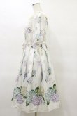 画像3: Melody BasKet / 紫陽花のピューリタンカラーワンピース M アイボリー H-25-04-03-036-LO-OP-KB-ZH (3)