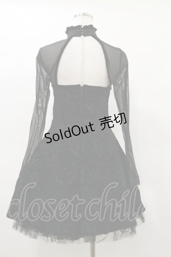 画像2: KILL STAR / ANABELLE PARTY DRRESS S ブラック H-25-04-03-040-SL-OP-KB-ZH (2)