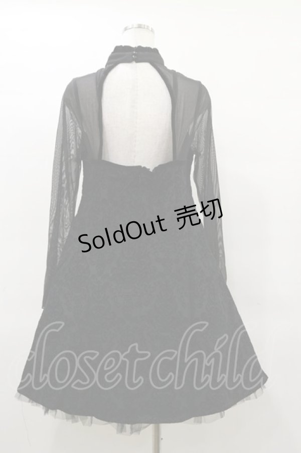 画像2: KILL STAR / ANABELLE PARTY DRRESS XXL ブラック H-25-04-03-041-SL-OP-KB-ZH (2)