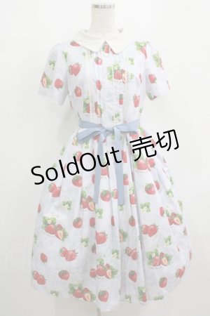 画像: Emily Temple cute / Dear Strawberryワンピース  サックス H-25-04-04-001-ET-OP-KB-ZH