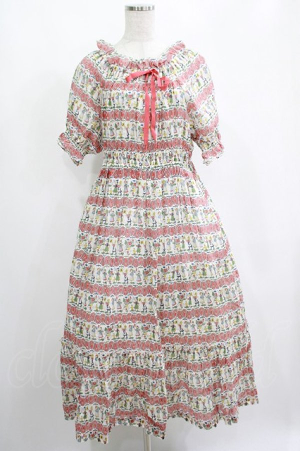 画像1: Jane Marple / Parade smock dress M mandarin H-25-04-04-026-JM-OP-KB-ZH (1)