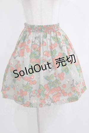 画像: Jane Marple / スプリングガーデンのミニスカート  グレー H-25-04-04-041-JM-SK-KB-ZH