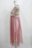 画像2: MILK / ハニーレモン TEE dress  ピンク H-25-04-04-048-ML-OP-KB-ZH (2)