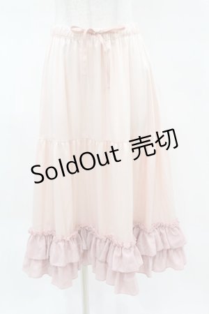 画像: axes femme kawaii / ミディフリルペチスカート M ピンク H-25-04-04-1041-AX-SK-NS-ZH