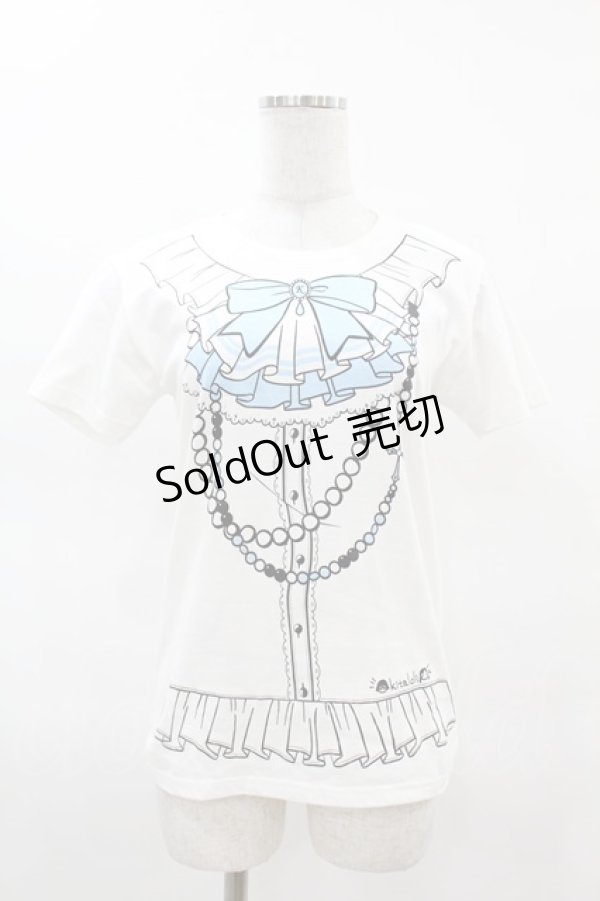 画像1: kitaloli / 北ロりオリジナルTシャツ  白 H-25-04-04-1051-0-TS-NS-ZH (1)