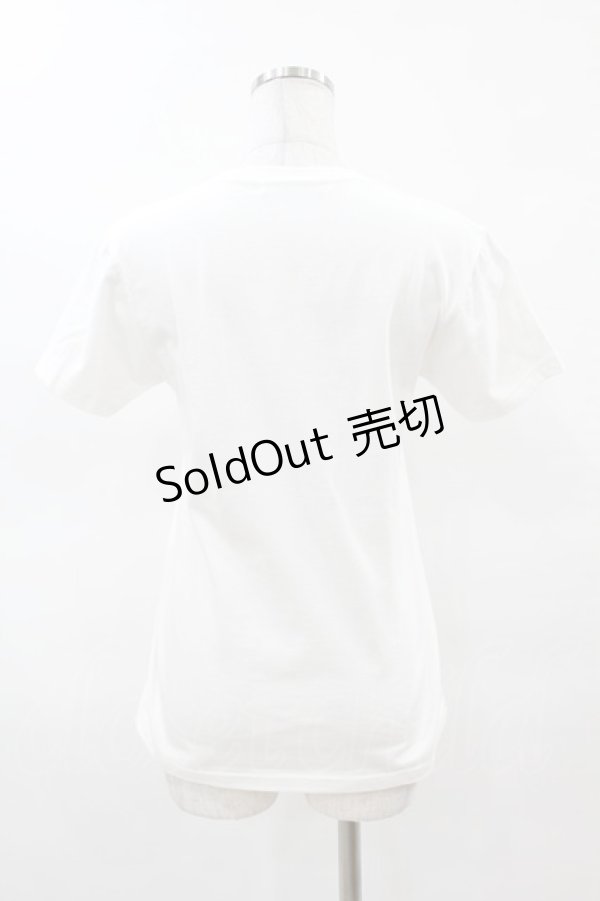 画像2: kitaloli / 北ロりオリジナルTシャツ  白 H-25-04-04-1051-0-TS-NS-ZH (2)