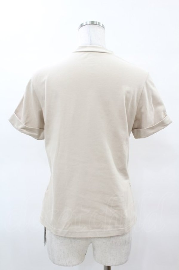 画像2: an another angelus / モックネックロゴT Free PINK BEIGE H-25-04-04-1052-CA-TO-NS-ZH (2)