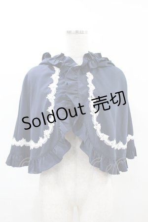 画像: axes femme kawaii / 童話の小公女ケープ M ネイビー H-25-04-04-1058-AX-JA-NS-ZH