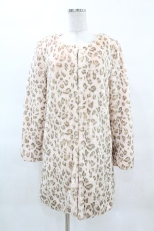画像: PINK HOUSE CHELSEA / リボン付きフェイクファーコート M ピンク H-25-04-04-1060-EL-CO-NS-C012