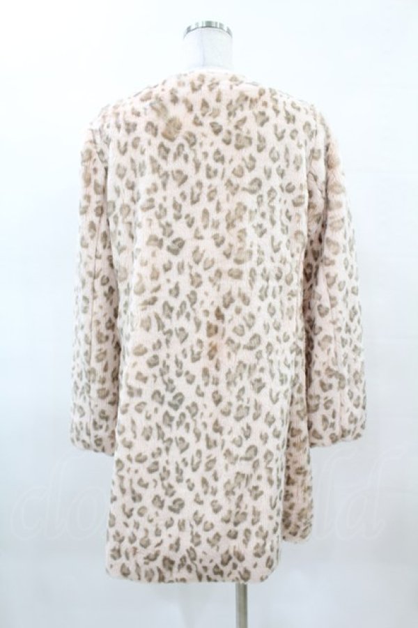 画像2: PINK HOUSE CHELSEA / リボン付きフェイクファーコート M ピンク H-25-04-04-1060-EL-CO-NS-C012 (2)