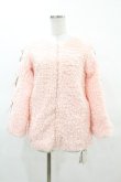 画像1: Ank Rouge / スピンドルハートボアブルゾン M ピンク H-25-04-04-1061-CA-JA-NS-C012 (1)