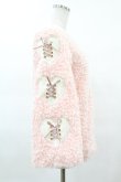 画像3: Ank Rouge / スピンドルハートボアブルゾン M ピンク H-25-04-04-1061-CA-JA-NS-C012 (3)