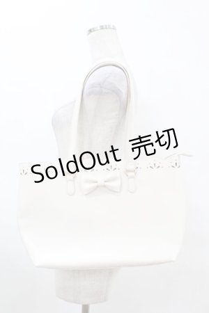 画像: m petit by misako / サンリオキャラクターズコラボ シナモロール トートバッグ  オフ H-25-04-04-1021-LO-BG-NS-ZH
