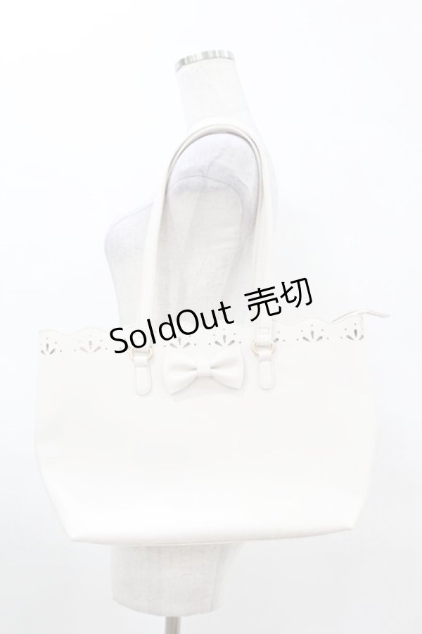 画像1: m petit by misako / サンリオキャラクターズコラボ シナモロール トートバッグ  オフ H-25-04-04-1021-LO-BG-NS-ZH (1)