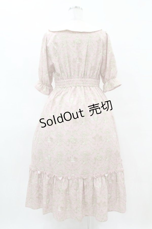 画像2: m petit by misako / NINA’Sコラボトワルドジュイワンピース M ピンク H-25-04-04-1032-LO-OP-NS-ZH (2)