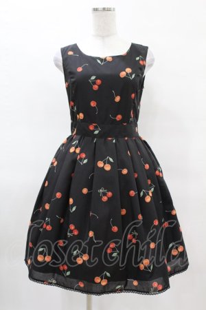 画像: mille fille closet by LODISPOTTO / Sweet Cherryワンピース M ブラック H-25-04-04-1035-LO-OP-NS-ZH