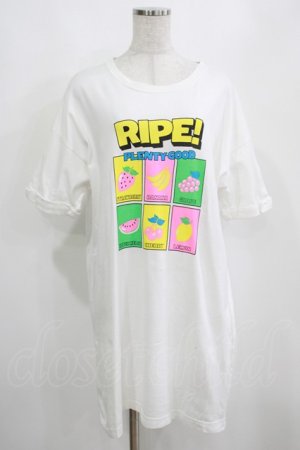 画像: Candy Stripper / FRUITY TEE ONE-PIECE 2 ホワイト H-25-04-04-053-PU-OP-KB-ZH