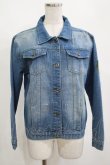 画像1: NieR Clothing / 4POCKETデニムジャケット  青 H-25-04-04-060-PU-JA-KB-ZH (1)