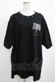 画像1: SEX POT ReVeNGe / リングパーツ付きTシャツ  黒 H-25-04-04-063-SP-TO-KB-ZH (1)