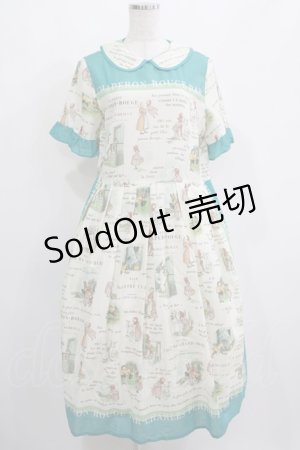 画像: Jane Marple / Le petit chaperon rougeのガーデンドレス  ブルーグレー H-25-04-04-012-JM-OP-KB-ZH