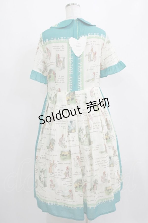 画像3: Jane Marple / Le petit chaperon rougeのガーデンドレス  ブルーグレー H-25-04-04-012-JM-OP-KB-ZH (3)