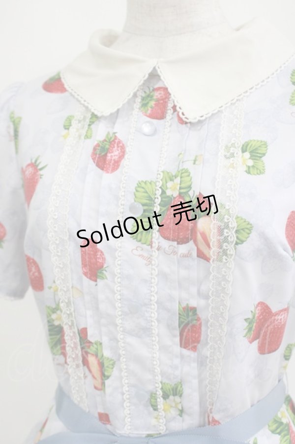 画像5: Emily Temple cute / Dear Strawberryワンピース  サックス H-25-04-04-001-ET-OP-KB-ZH (5)