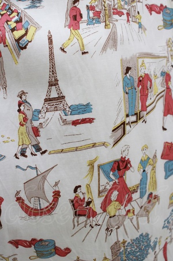 画像4: Jane Marple Dans Le Salon / Good old Paris 40'sドレス  オフホワイト H-25-04-04-015-JM-SK-KB-ZH (4)