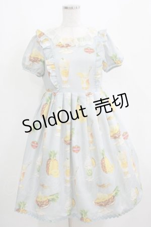画像: Emily Temple cute / PINEパフェワンピース S サックス H-25-04-04-017-ET-OP-KB-ZH