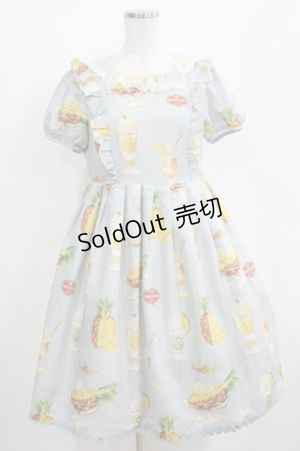 画像1: Emily Temple cute / PINEパフェワンピース S サックス H-25-04-04-017-ET-OP-KB-ZH (1)