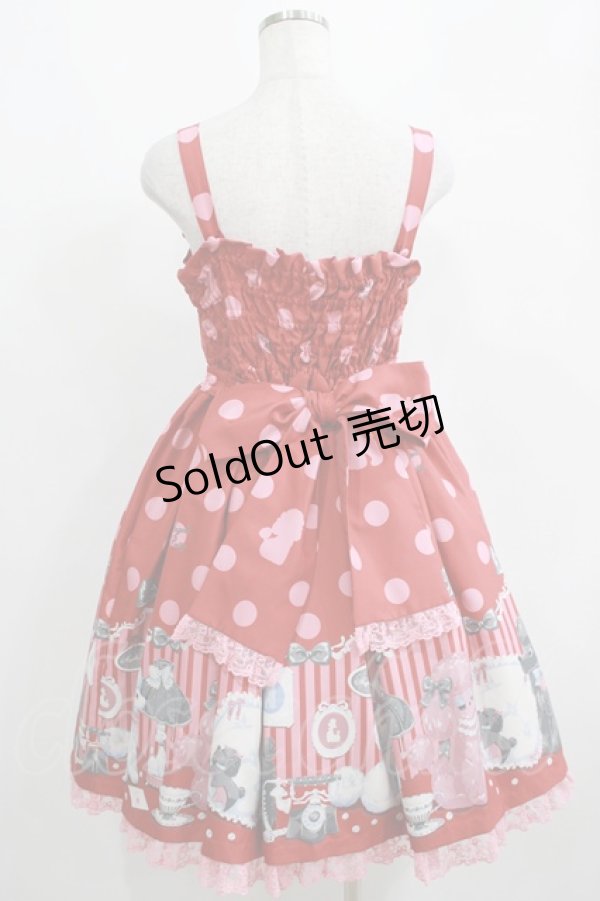 画像3: Angelic Pretty / Lovely Poodle SpecialジャンパースカートSet Free レッド H-25-04-05-025-AP-OP-NS-ZH (3)